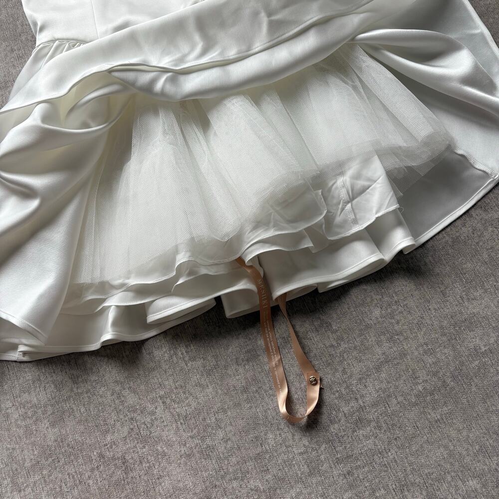 Meshki White Strapless Mini Dress - Picture 5 of 8